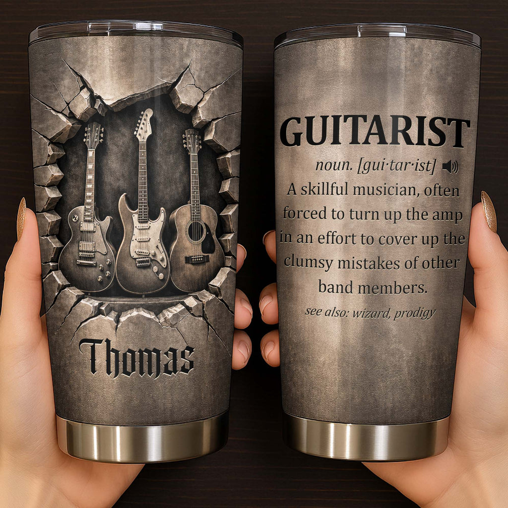 Personalized Music Lover Gift Custom Name 20oz Tumbler 20oz Tumbler GradoCreations