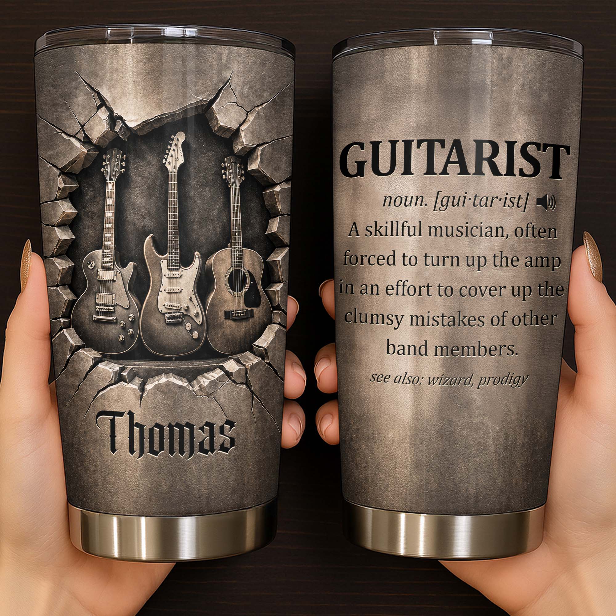 Personalized Music Lover Gift Custom Name 20oz Tumbler 20oz Tumbler GradoCreations
