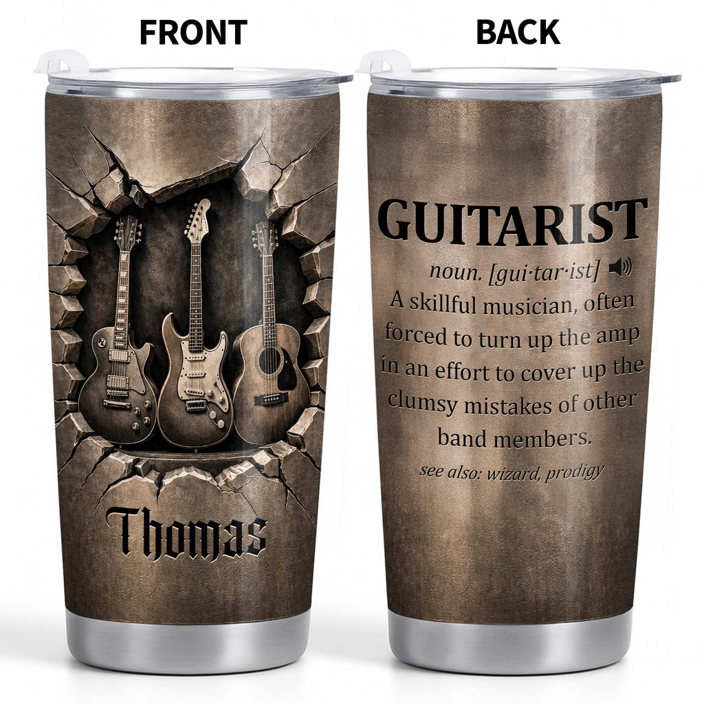 Personalized Music Lover Gift Custom Name 20oz Tumbler 20oz Tumbler GradoCreations