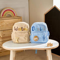 Personalized Corduroy Backpack for Kids - Custom Name Gift HN590 - Corduroy Backpack BCF fix GradoCreations