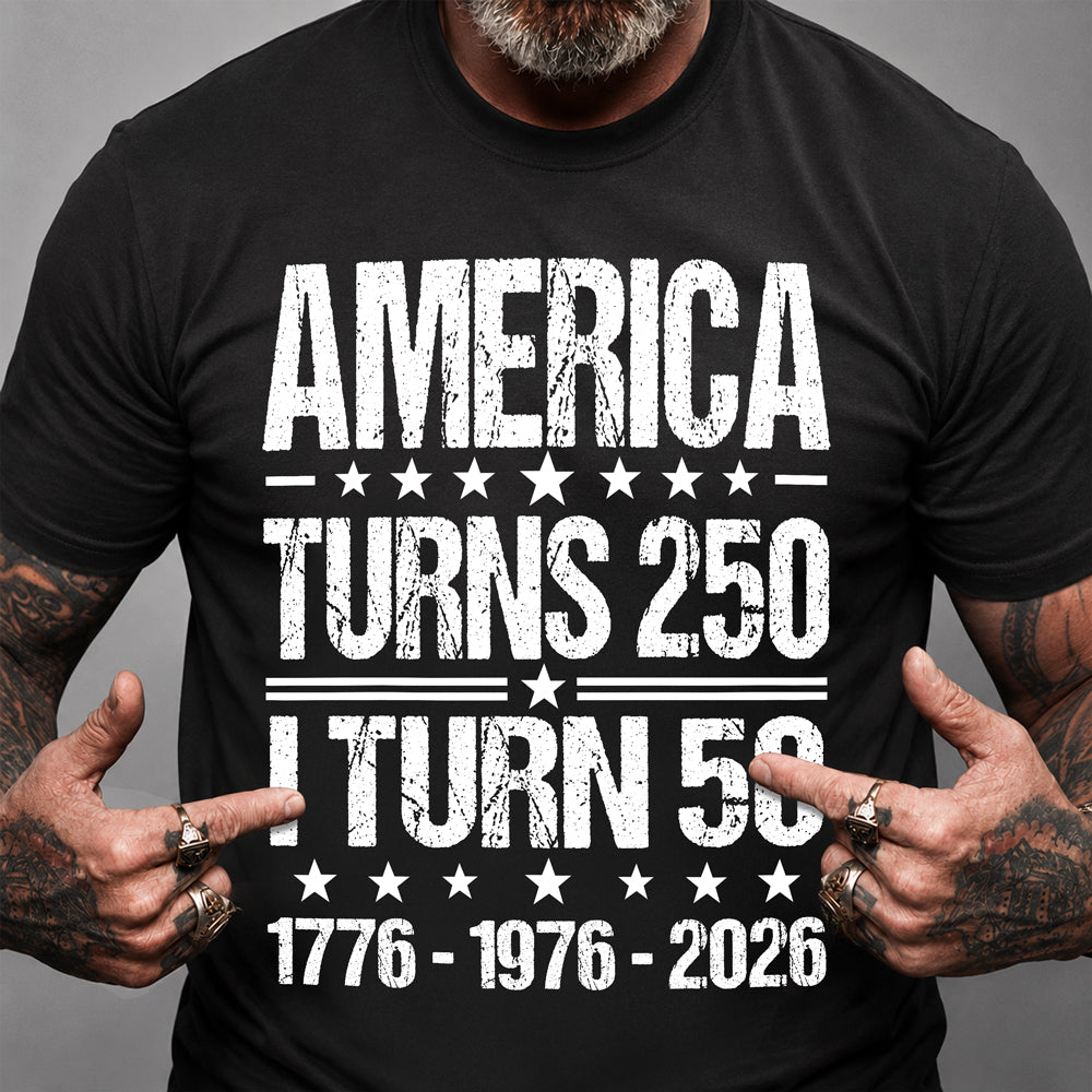 Personalized America 250th Anniversary Comfort Shirt Family Gift Comfort Shirt GradoCreations