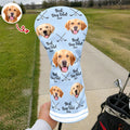 Personalized Photo Golf Head Cover Gift for Dog Dad HN590 - Golf Head Cover GradoCreations