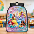 Personalized Princess Backpack Set with Lunch Bag & Water Bottle for Girls School Backpack GradoCreations