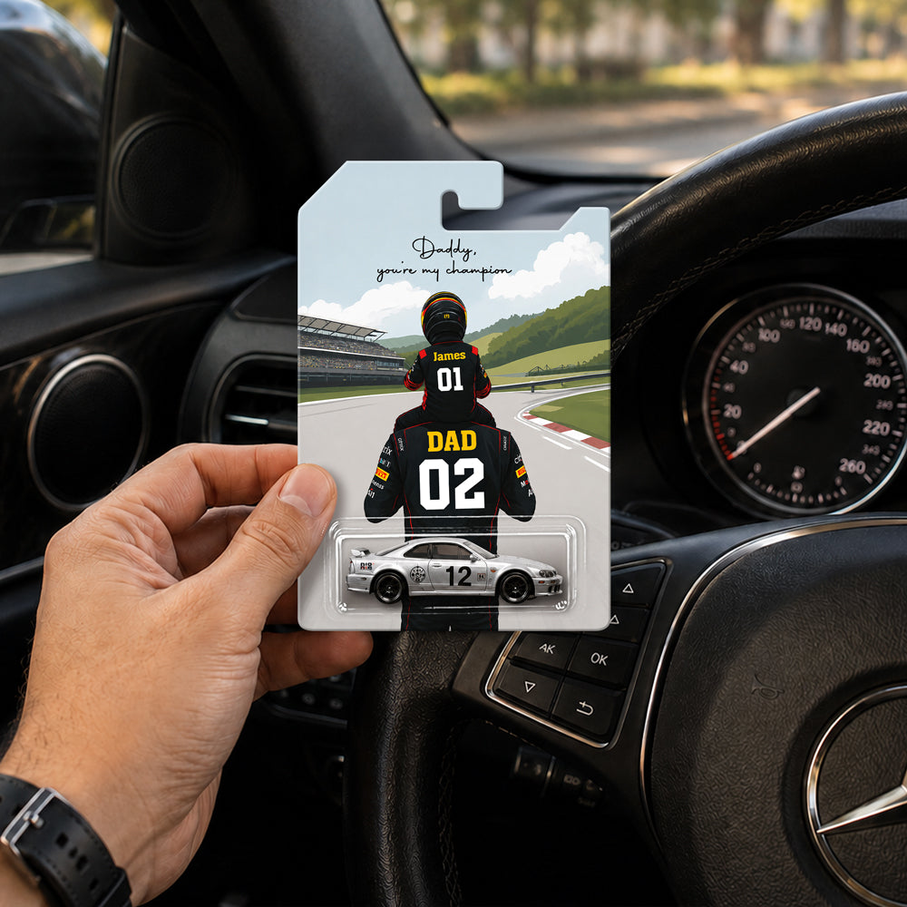 Personalized Hot Wheels Gift for Dad - Father's Day Champion HN590 - Hot Wheels GradoCreations