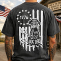Personalized Comfort Shirt for Dog Dad Independence Day Gift Comfort Shirt Back GradoCreations