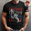 Custom Photo Freedom 250th Anniversary Comfort Shirt Gift Comfort Shirt GradoCreations