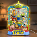 Personalized Acrylic Light Box with Childhood Toys Gift for Movie Fans
