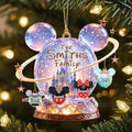 Personalized Family Castle Acrylic Ornament Custom Name Gift Ornament GradoCreations