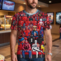 Personalized Movie Lover Shirt Funny Gift - Custom AOP Tee AOP Tshirt GradoCreations
