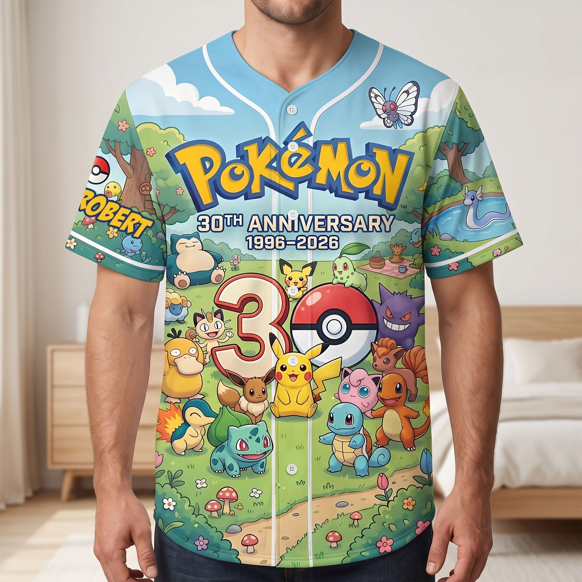 Personalized Baseball Jersey 30th Anniversary Gift for Movie Fans