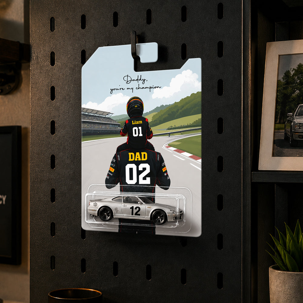 Personalized Hot Wheels Gift for Dad - Father's Day Champion HN590 - Hot Wheels GradoCreations