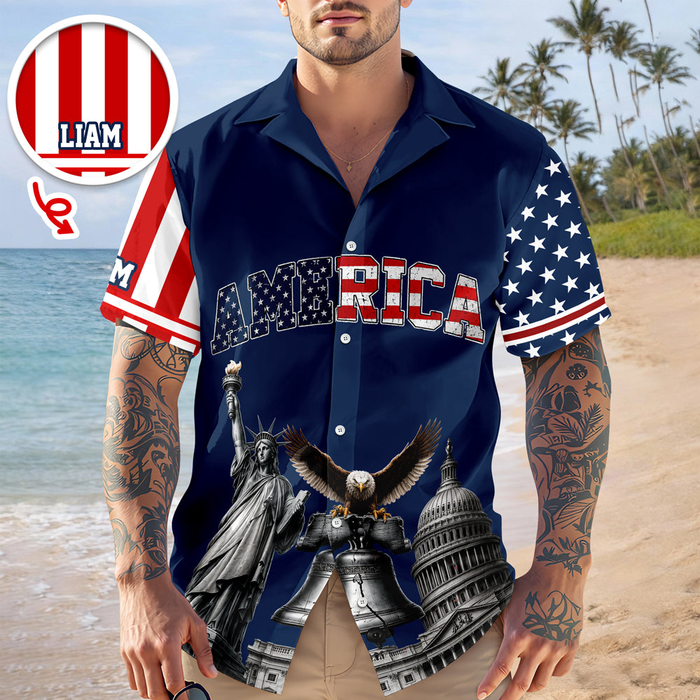 Personalized Hawaiian Shirt We The People 250 Years Gift HN590 - AOP Hawai Shirt GradoCreations