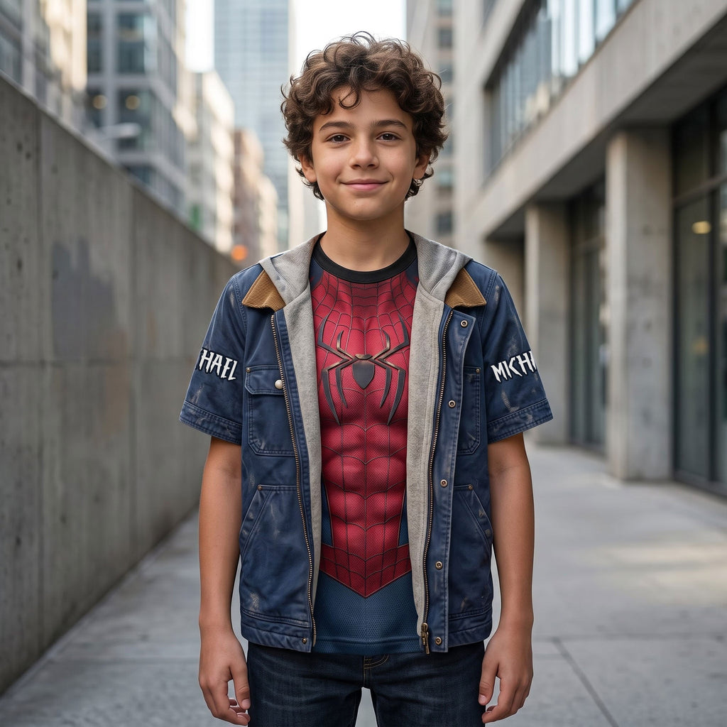 Personalized Superhero Cosplay Shirt 3D Design Gift for Him AOP Shirt GradoCreations