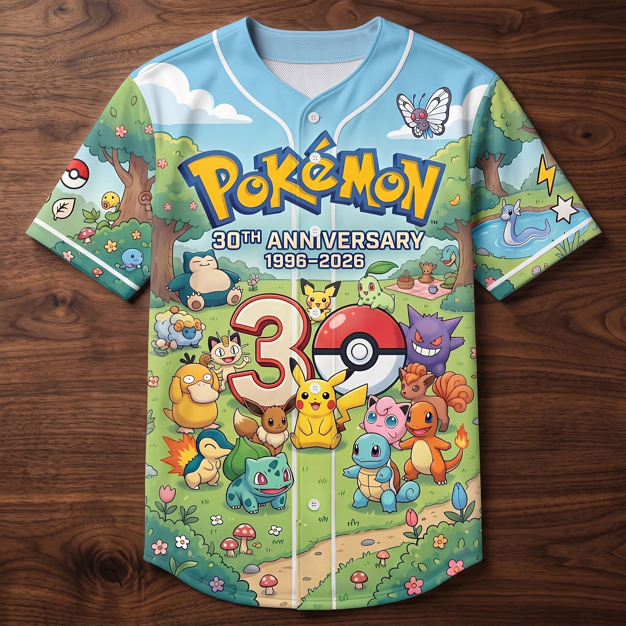 Personalized Baseball Jersey 30th Anniversary Gift for Movie Fans