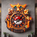 Personalized Acrylic Wall Clock Family Gift for Movie Fans Wall Hanging Clock GradoCreations