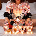 Personalized Acrylic Light Box Gift for Couple Sweet Home Decor