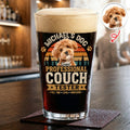 Personalized Beer Glass Custom Photo Gift for Dog Dad HN590 - Print Beer Glass GradoCreations