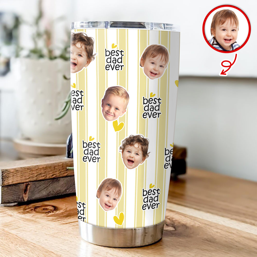 Personalized Fat Tumbler Custom Baby Face Gift for Parents HN590 - Fat Tumbler GradoCreations