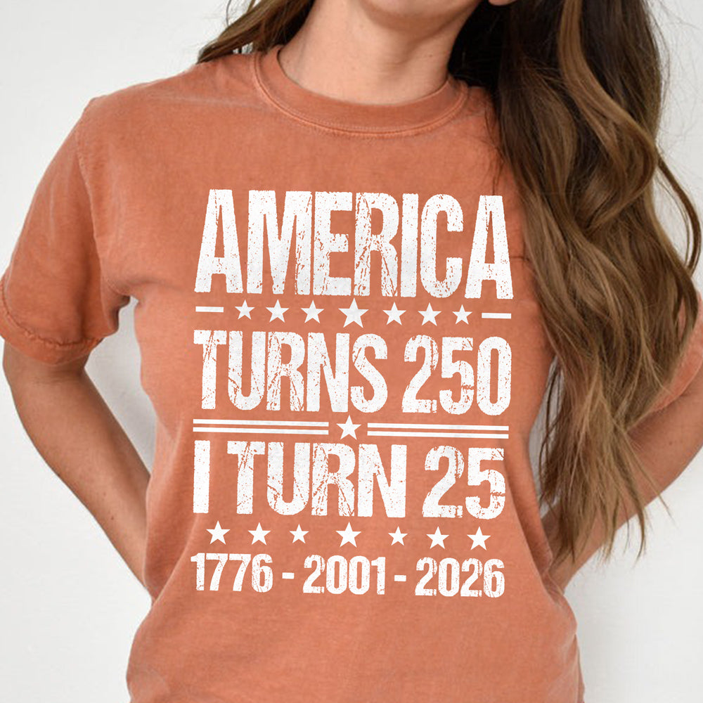 Personalized America 250th Anniversary Comfort Shirt Family Gift Comfort Shirt GradoCreations