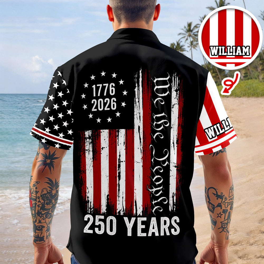 Personalized Hawaiian Shirt We The People 250 Years Gift HN590 - AOP Hawai Shirt GradoCreations