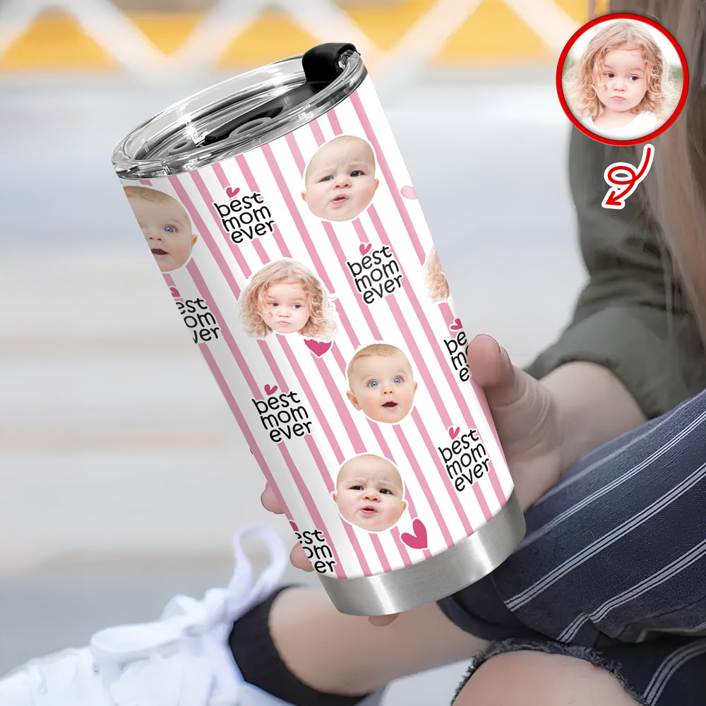 Personalized Fat Tumbler Custom Baby Face Gift for Parents HN590 - Fat Tumbler GradoCreations