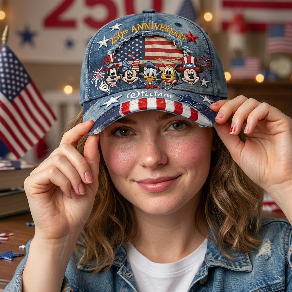 Personalized Classic Cap with 250th Anniversary Design for Independence Day Gift