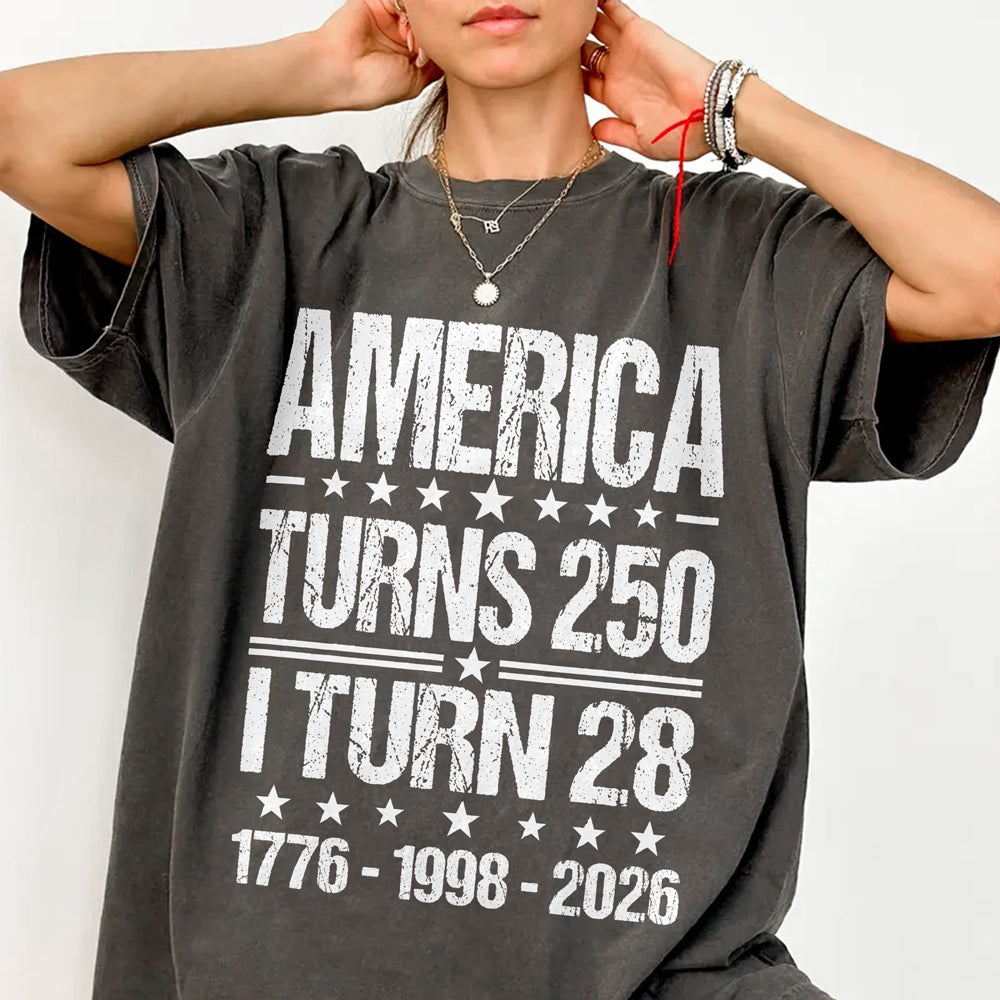 Personalized America 250th Anniversary Comfort Shirt Family Gift Comfort Shirt GradoCreations
