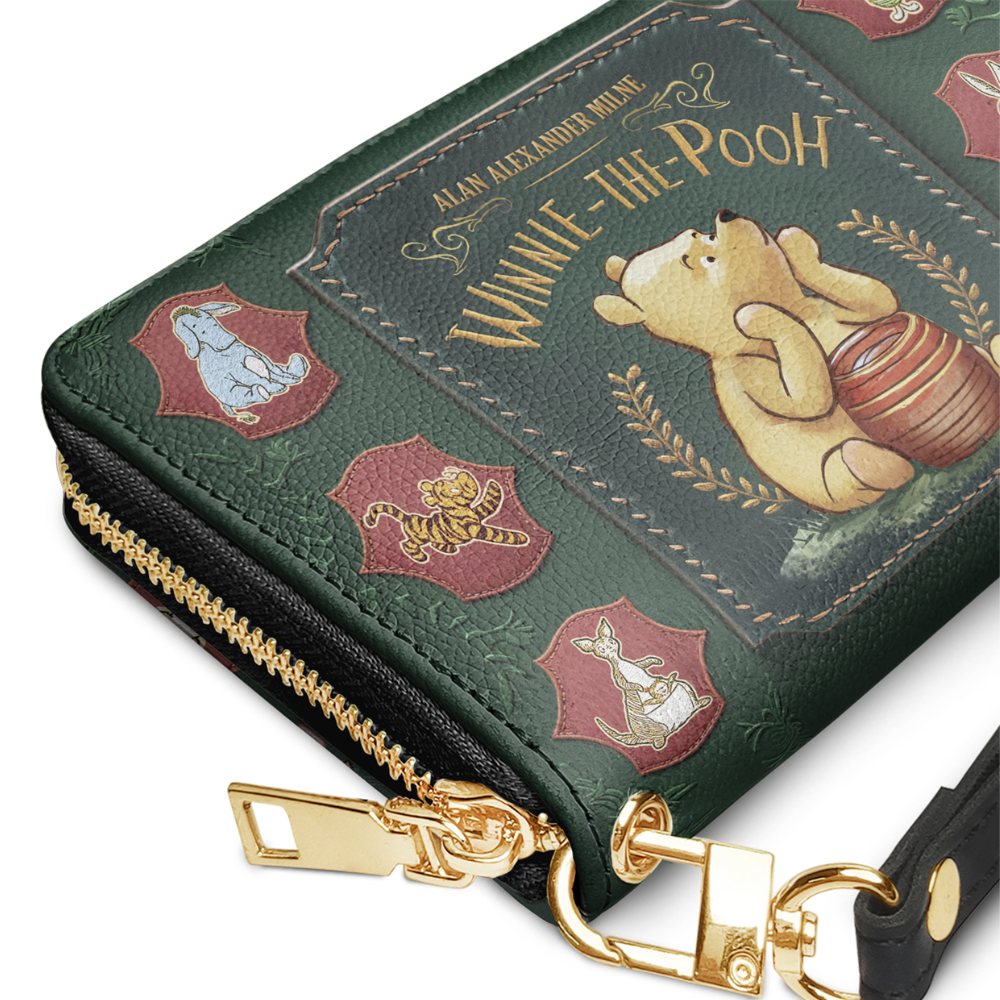 Personalized Winnie the Pooh Leather Handbag & Wallet Set Gift for Movie Fans