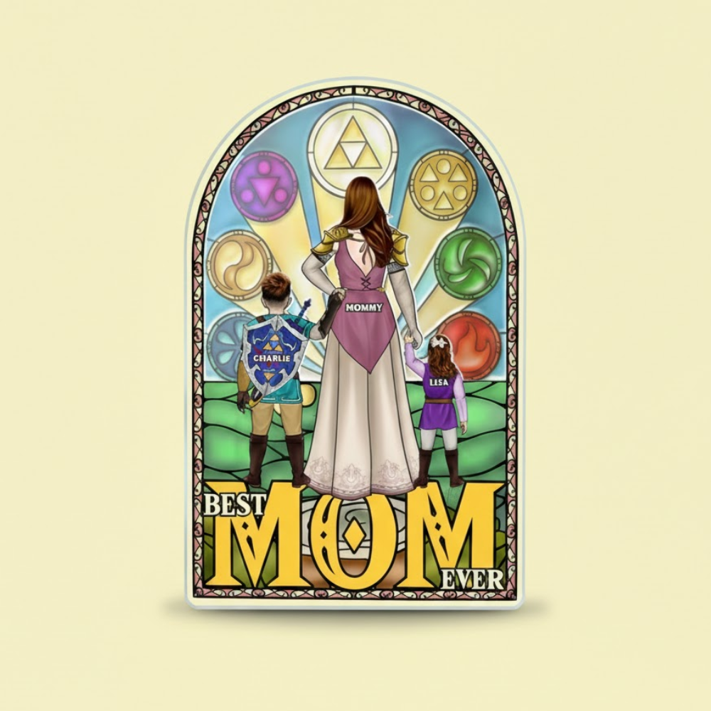 Personalized Best Mom Ever Acrylic Plaque Unique Gift for Mom Acrylic Plaque GradoCreations
