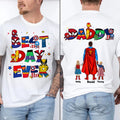 Personalized Super Hero Best Dad Ever Shirt Gift for Dad
