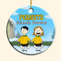Personalized Friends Forever Ceramic Ornament Custom Gift for Friend, Family Member