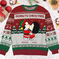 Personalized Peanuts Christmas Ugly Sweater for Couples Gift