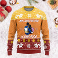 Personalized Ugly Sweater For Couples - My Love for You Gift