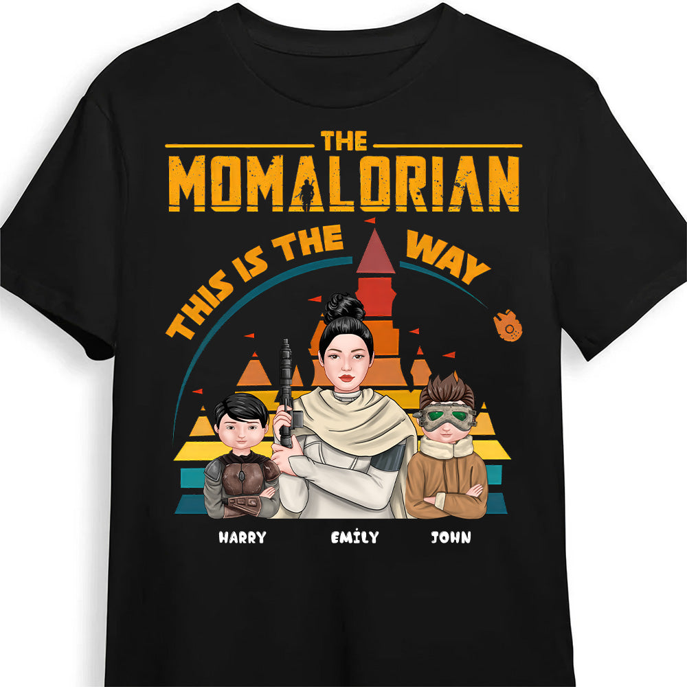 Personalized Momalorian Shirt This Is The Way Gift for Mom