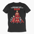 Personalized Heroes Aren't Born T-Shirt Gift for Dad | Custom Name