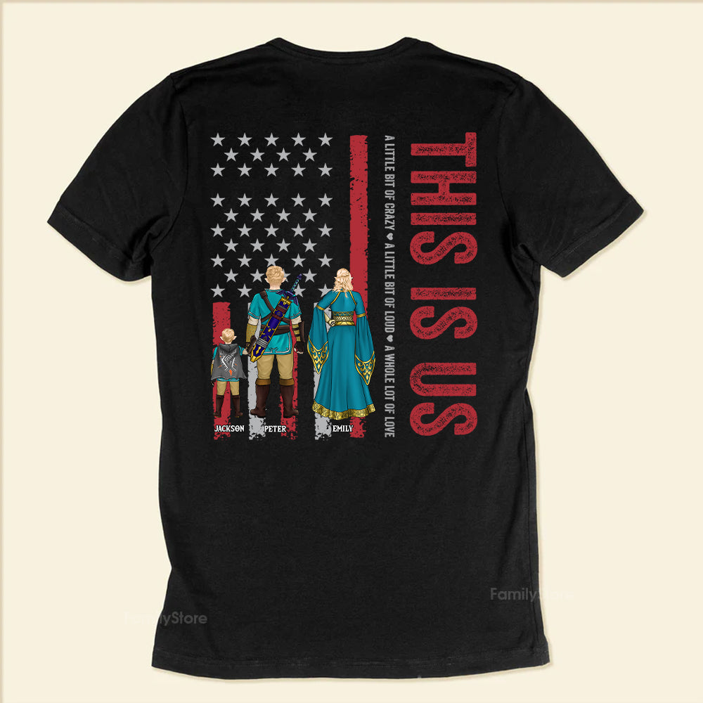 Personalized Family Shirt This Is Us Zelda Design Gift