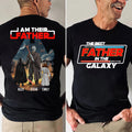 Personalized Cotton Shirt with Custom Family Names Gift for Dad