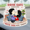 Personalized Acrylic Car Ornament for Couples | Custom Name Gift