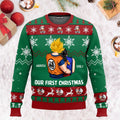 Personalized Couple Ugly Sweater First Christmas Gift