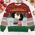 Personalized Ugly Christmas Sweater for Couples | Custom Names