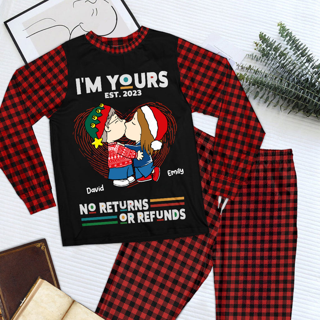 Personalized Unisex Pajama Set with Quote for Couples - Gift for Anniversary