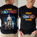 Personalized Galaxy Theme Shirt Best Dad Ever Gift for Dad