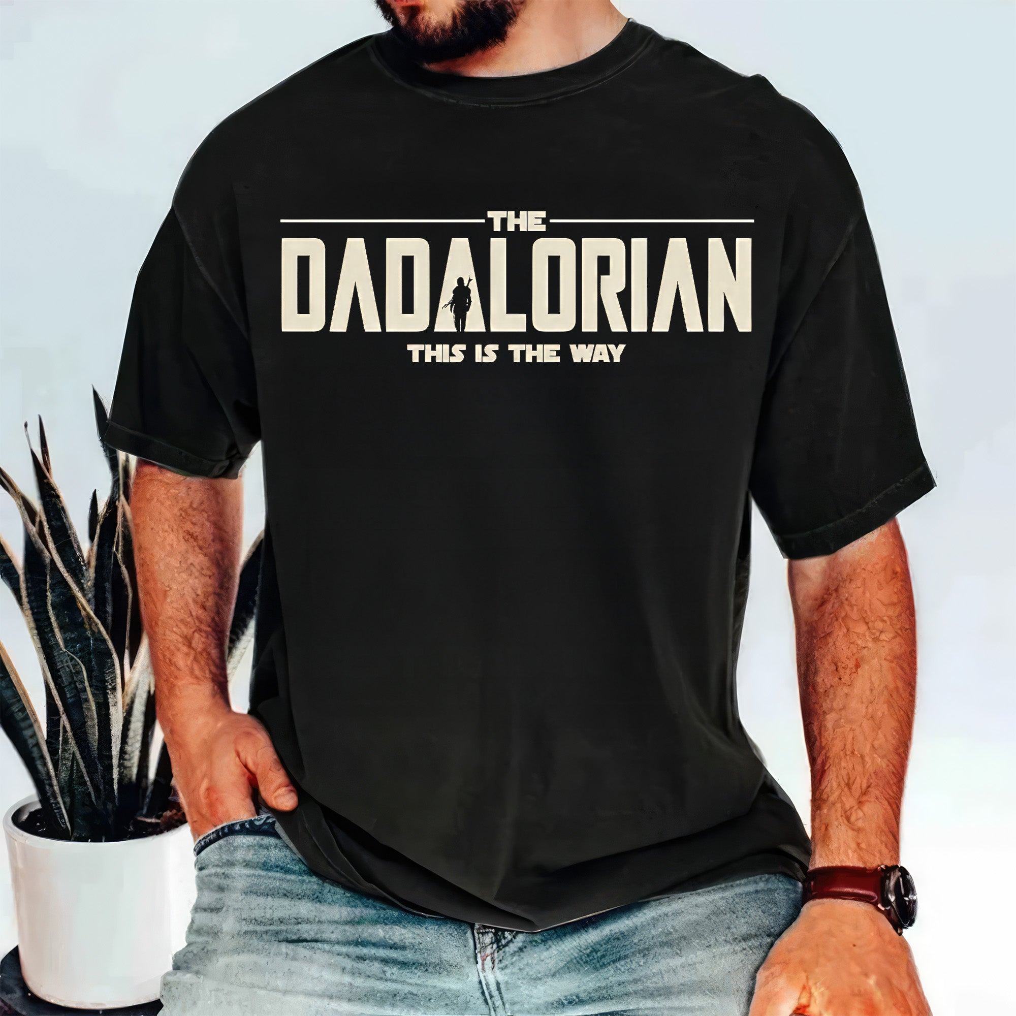 Personalized Best Dad Ever The Dadalorian Shirt Gift for Dad