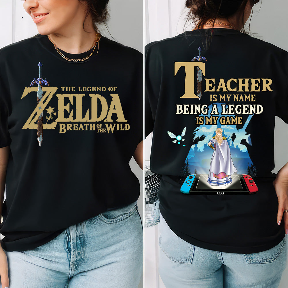Personalized Teacher Shirt with 'Legend' Design for Educators