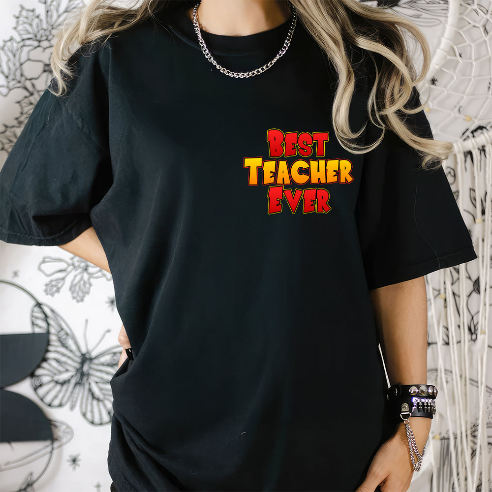 Personalized Super Teacher Shirt Custom Name Gift for Teacher