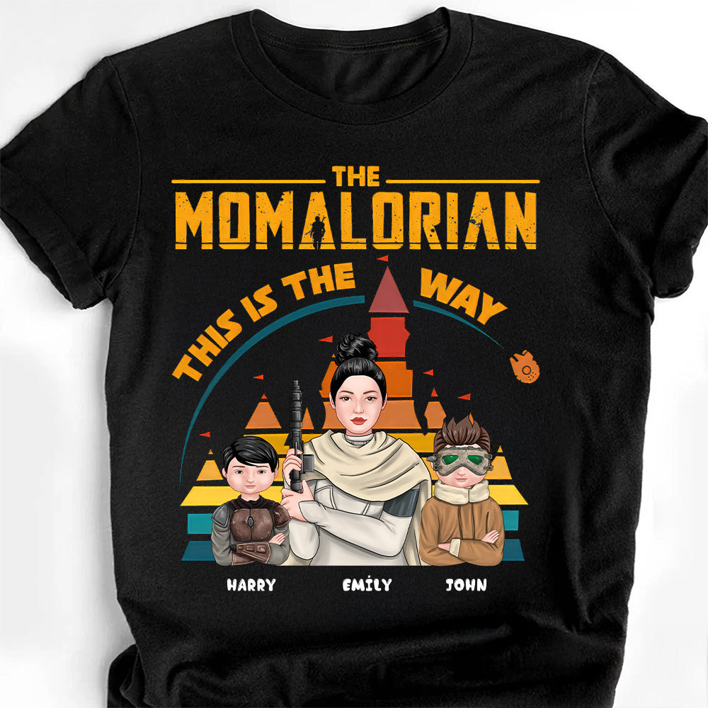 Personalized Momalorian Shirt This Is The Way Gift for Mom