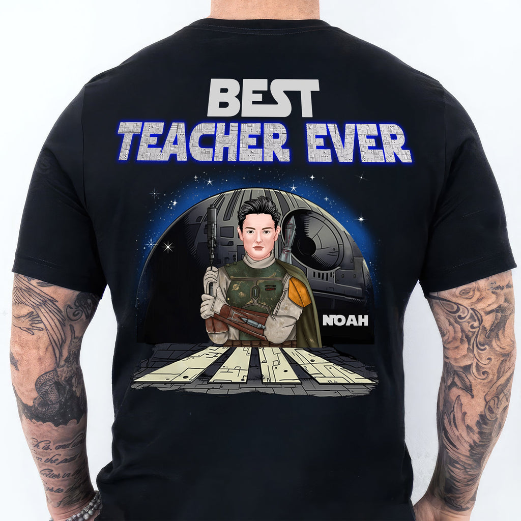 Personalized Teacher Shirt Custom Name Graphic Tee Gift