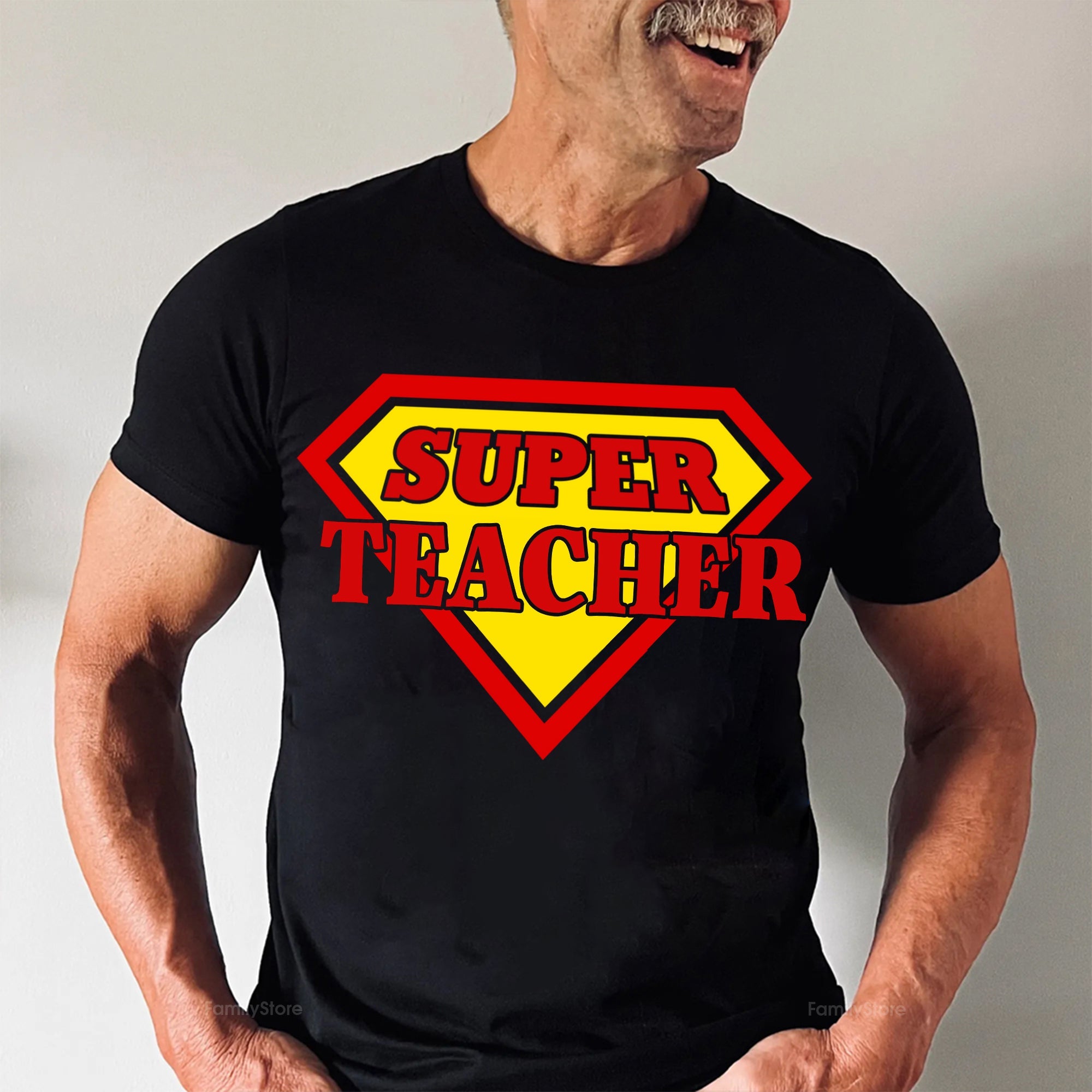 Personalized Super Teacher Shirt Gift for Educators | Cotton Apparel