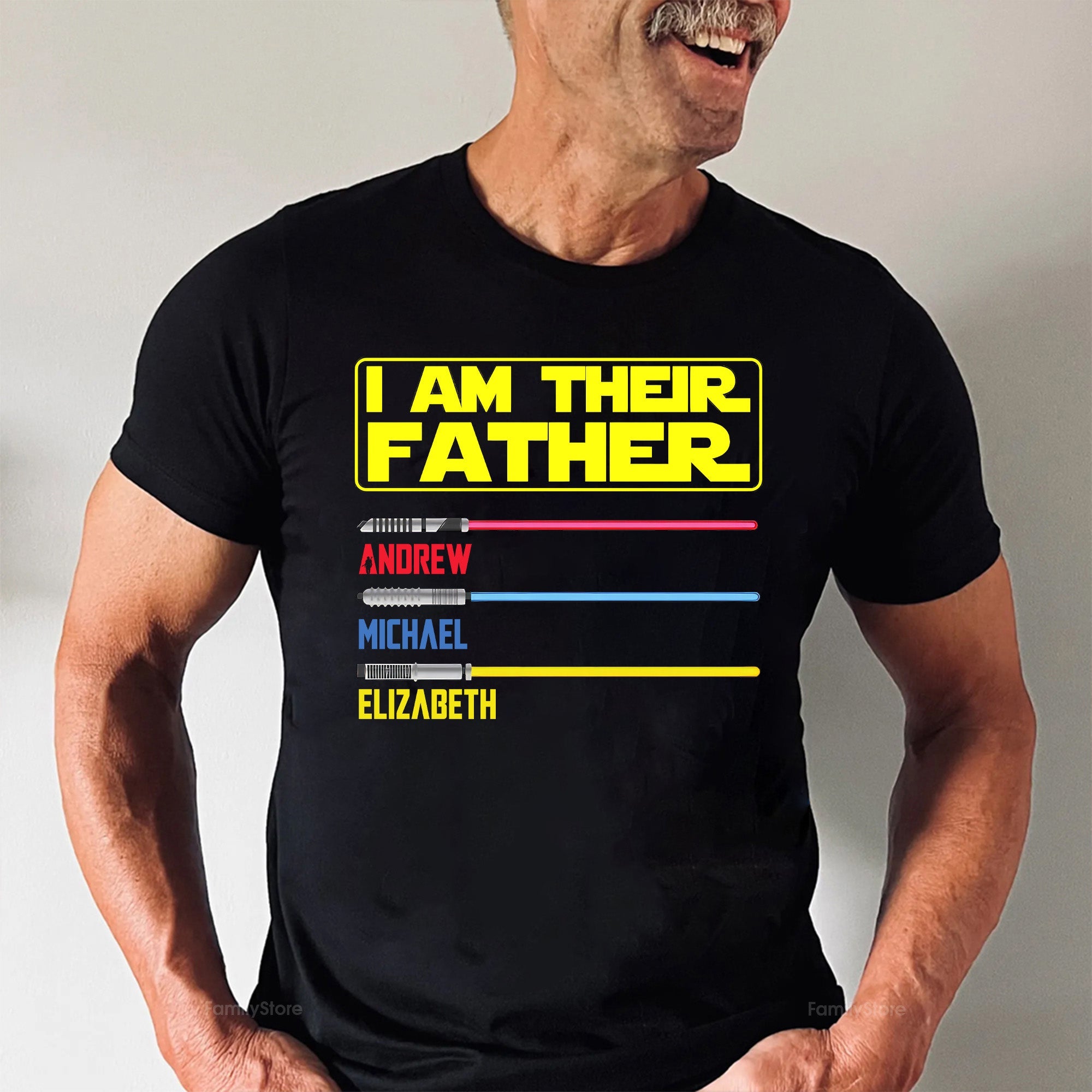 Personalized Dad Shirt I Am Their Father Unique Gift