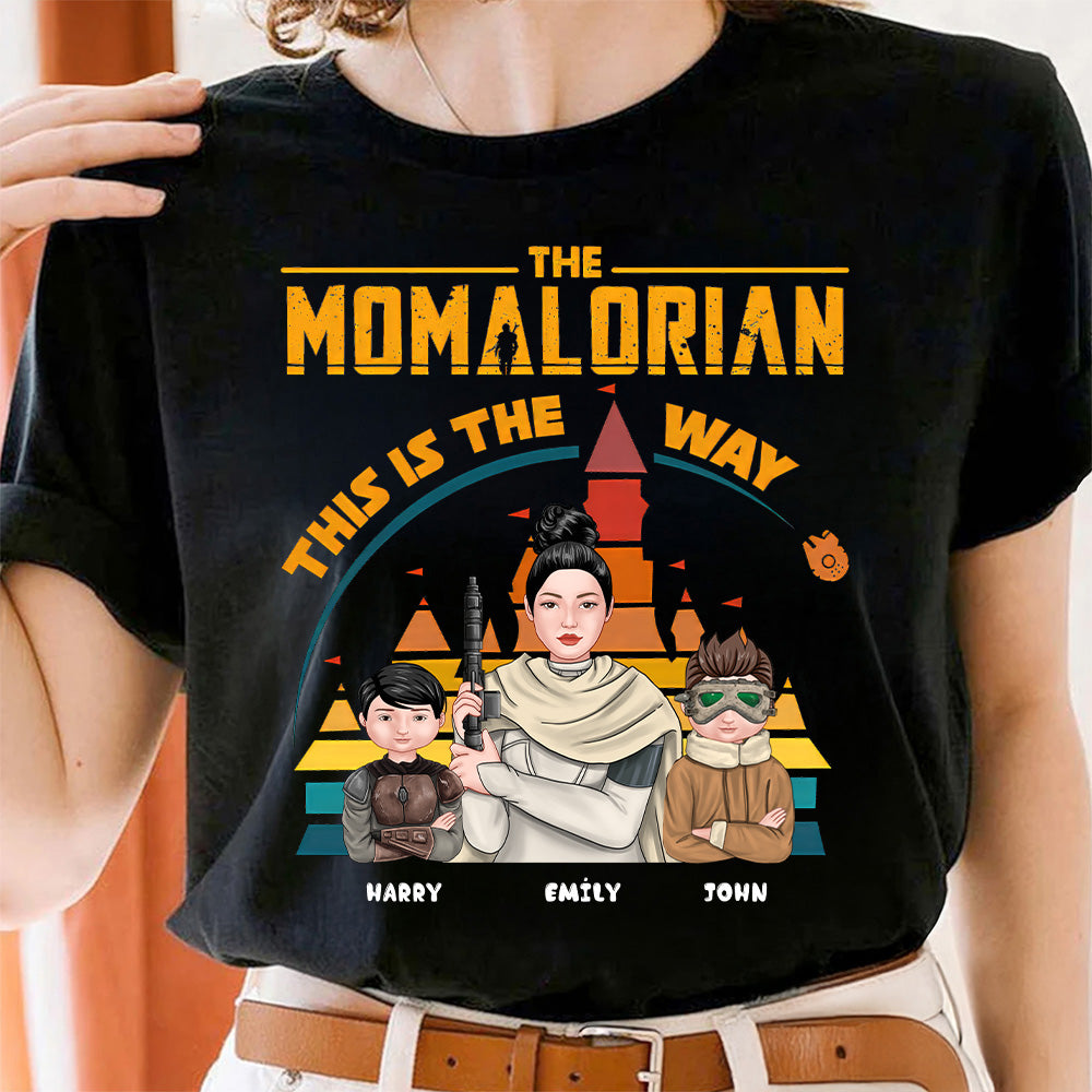 Personalized Momalorian Shirt This Is The Way Gift for Mom